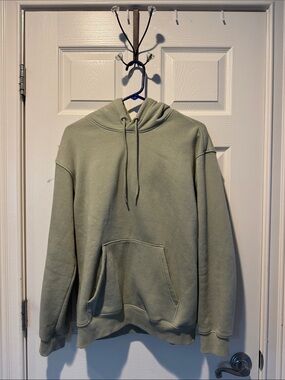 Men's Pullover Hoodie in Sage Green